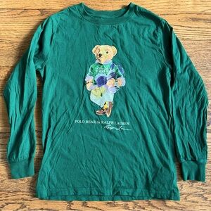 Ralph Lauren Polo Bear Long Sleeve Tee ~ Youth Size 7